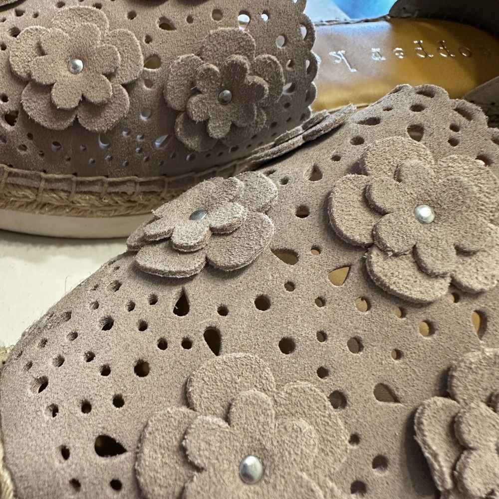 Copper Key Platform Wedge Espadrilles Gem